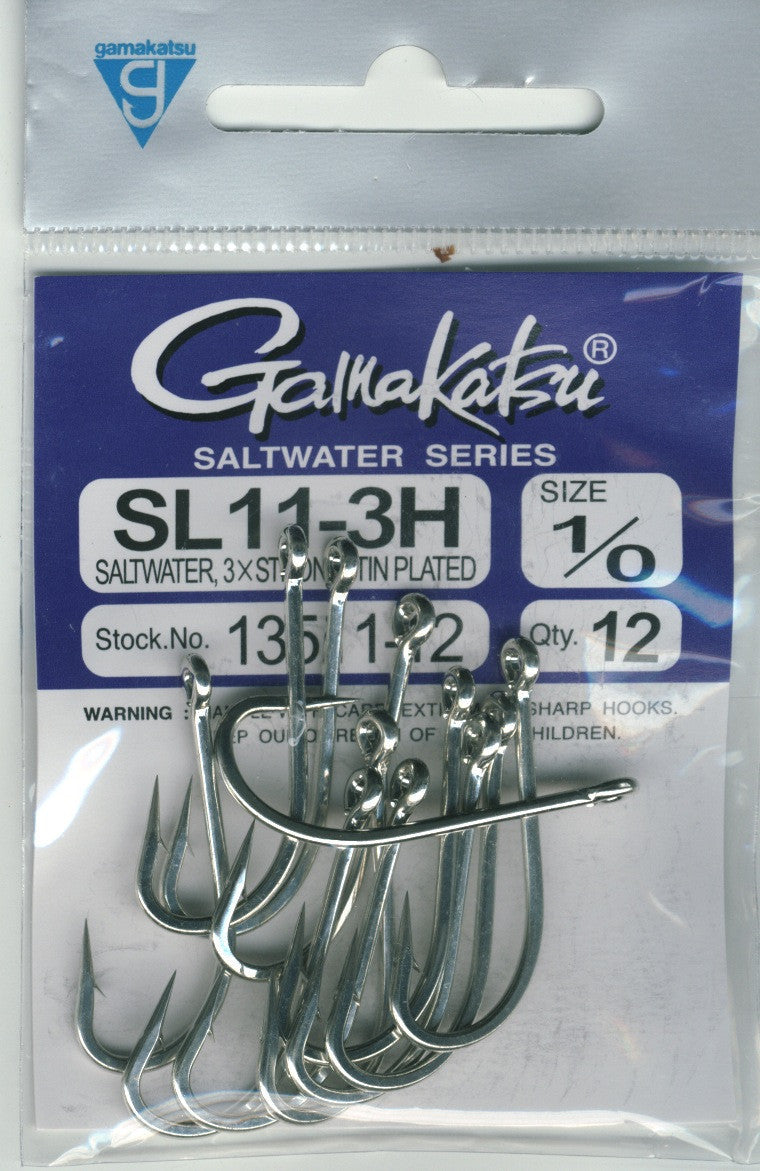 Gamakatsu SL11-3H Saltwater Hook 6 Gamakatsu SL11-3H Saltwater Hook 6