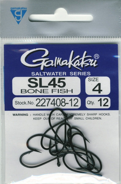 bone fish hooks Gamakatsu SL45 Bonefish Hook 12 pack – Dakota Angler & Outfitter