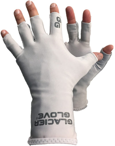 Glacier Glove Abaco Bay Sun Glove Grey / S/M Hats, Gloves, Socks, Belts