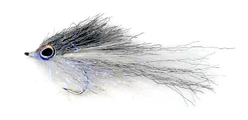 Graham's Ripple Minnow Gray/Pearl / 2 Flies