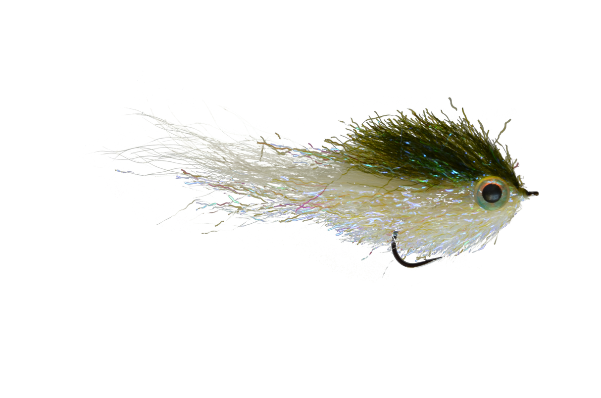 Graham's Ripple Minnow Olive/Pearl / 2 Flies