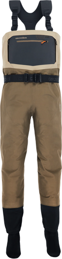 Grundens Men's Boundary Stockingfoot Wader Stone/Otter / SM (7-9) Waders