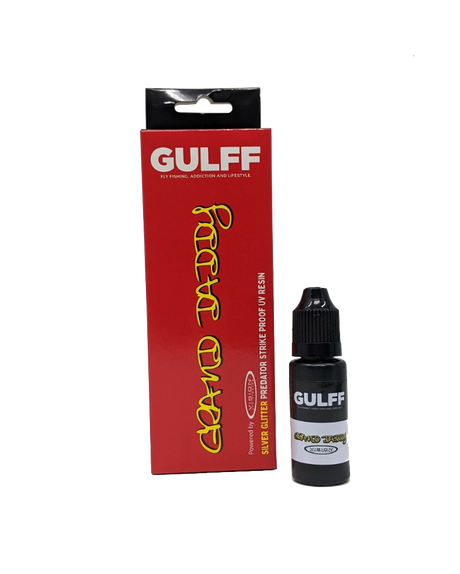 GULFF UV Predator Resin 15ml Grand Daddy (Silver Glitter) Cements, Glue, Epoxy