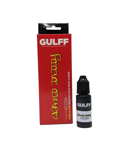 GULFF UV Predator Resin 15ml Grand Daddy (Silver Glitter) Cements, Glue, Epoxy