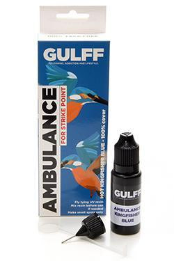 GULFF UV Resin 15ml Ambulance Kingfisher Blue Cements, Glue, Epoxy
