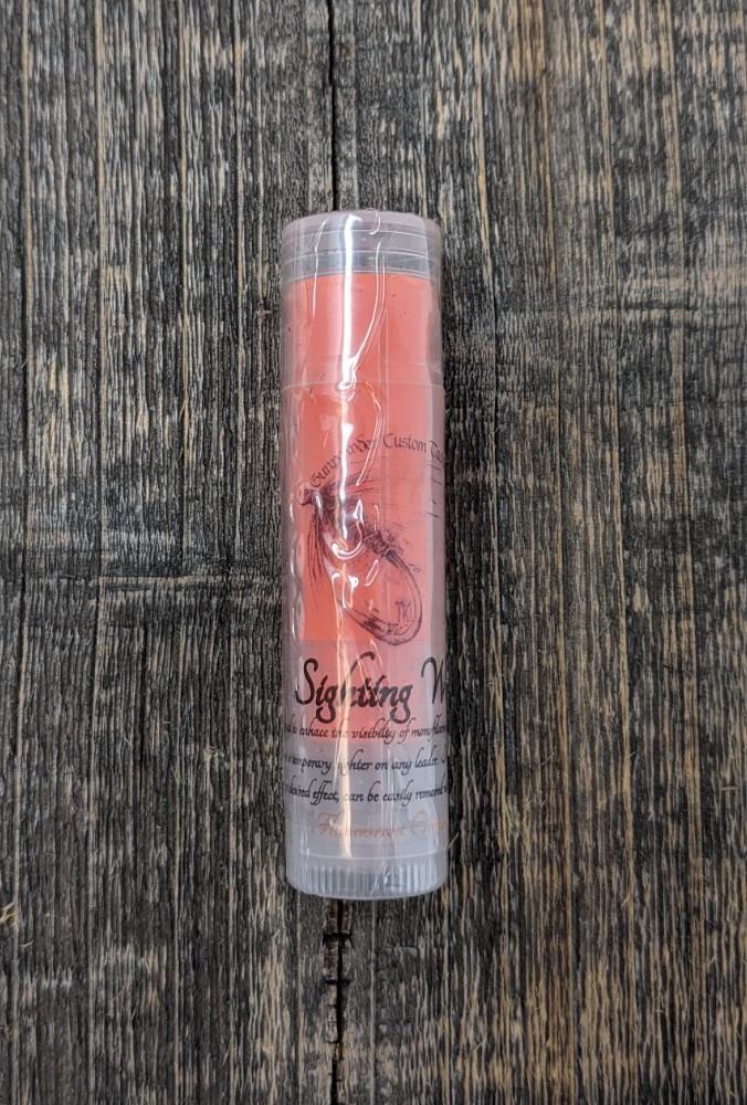 Gunpowder Sighting Leader Wax Fl. Orange Strike Indicators