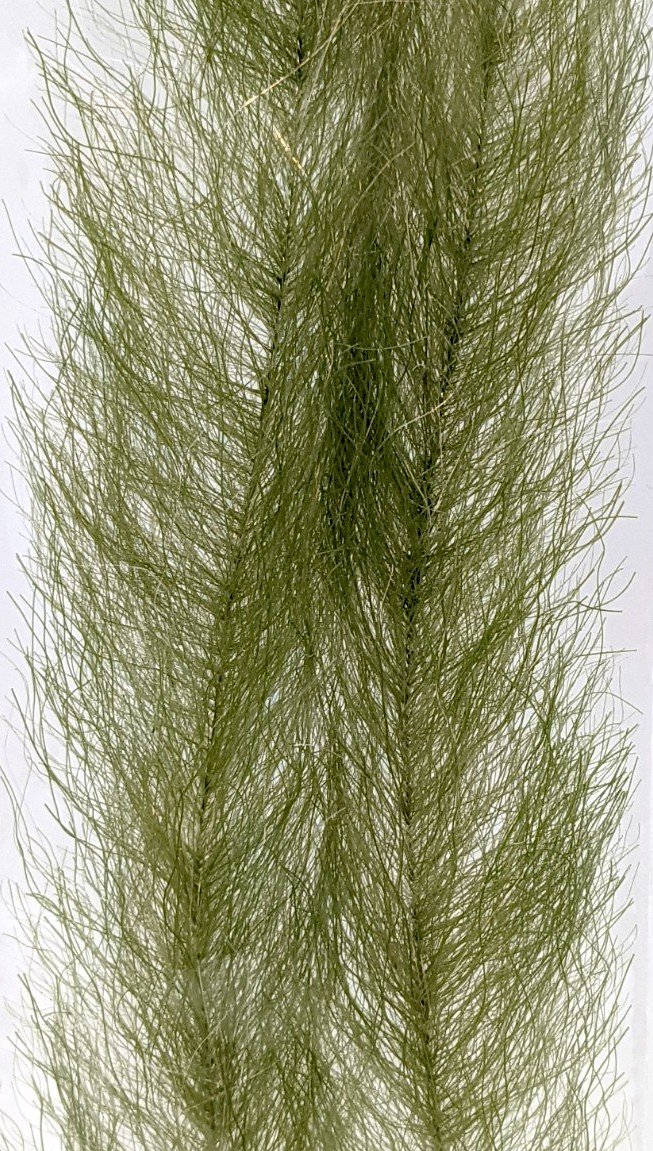 H20 Flash Blend Baitfish Brush 1 inch Olive Chenilles, Body Materials