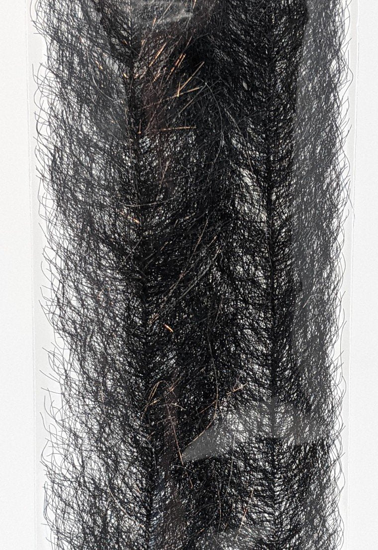 H20 Flash Blend Baitfish Brush 2 inch Black Chenilles, Body Materials