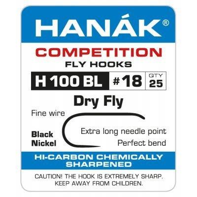 Hanak Hooks Model 100 BL Dry Fly 25 Pack Fly Tying