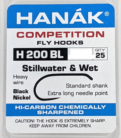 Hanak 200 BL Stillwater Hook 25 Pack 8 Hooks
