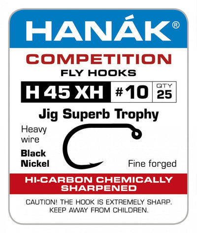 Hanak Fly Hooks Hanak 333 BL Czech Nymph - Fly Tying Hooks