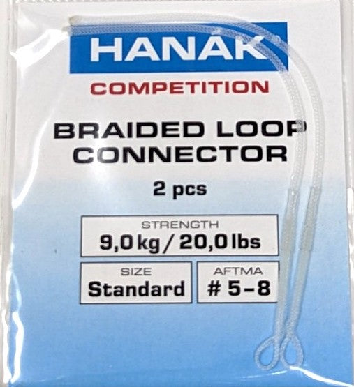 Hanak Braided Loop Connectors 5-8 Line Clear Leaders & Tippet