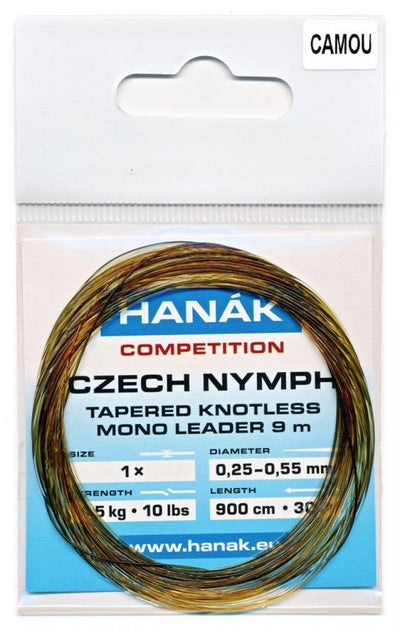 Hanak Czech Nymph Leader Camo 30'