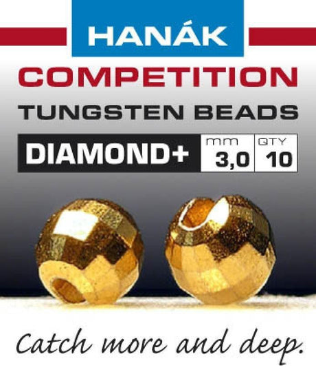 Hanak Diamond+ Slotted Tungsten Beads 20 pack