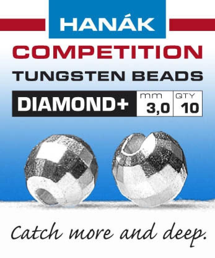 Hanak Diamond+ Slotted Tungsten Beads 20 pack