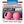 Hanak Fluo+ Slotted Tungsten Beads 20 pack Pink / 2 mm Beads, Eyes, Coneheads