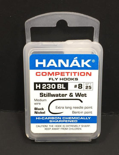Hanak Hooks Model 230 BL Wet Fly 25 Pack 8 Hooks