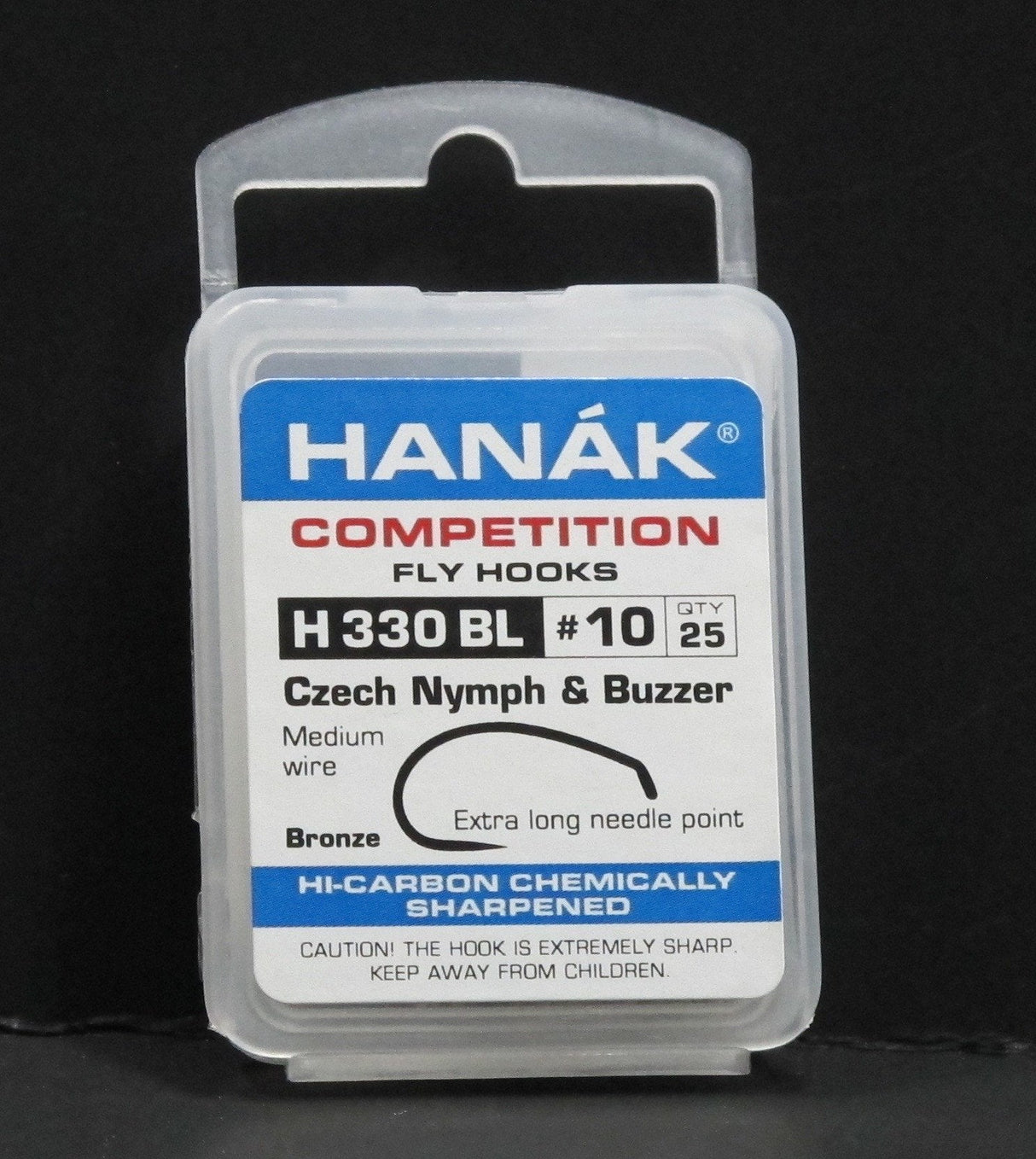 Hanak Hooks Model 330 Czech Nymph 25 Pack size 10