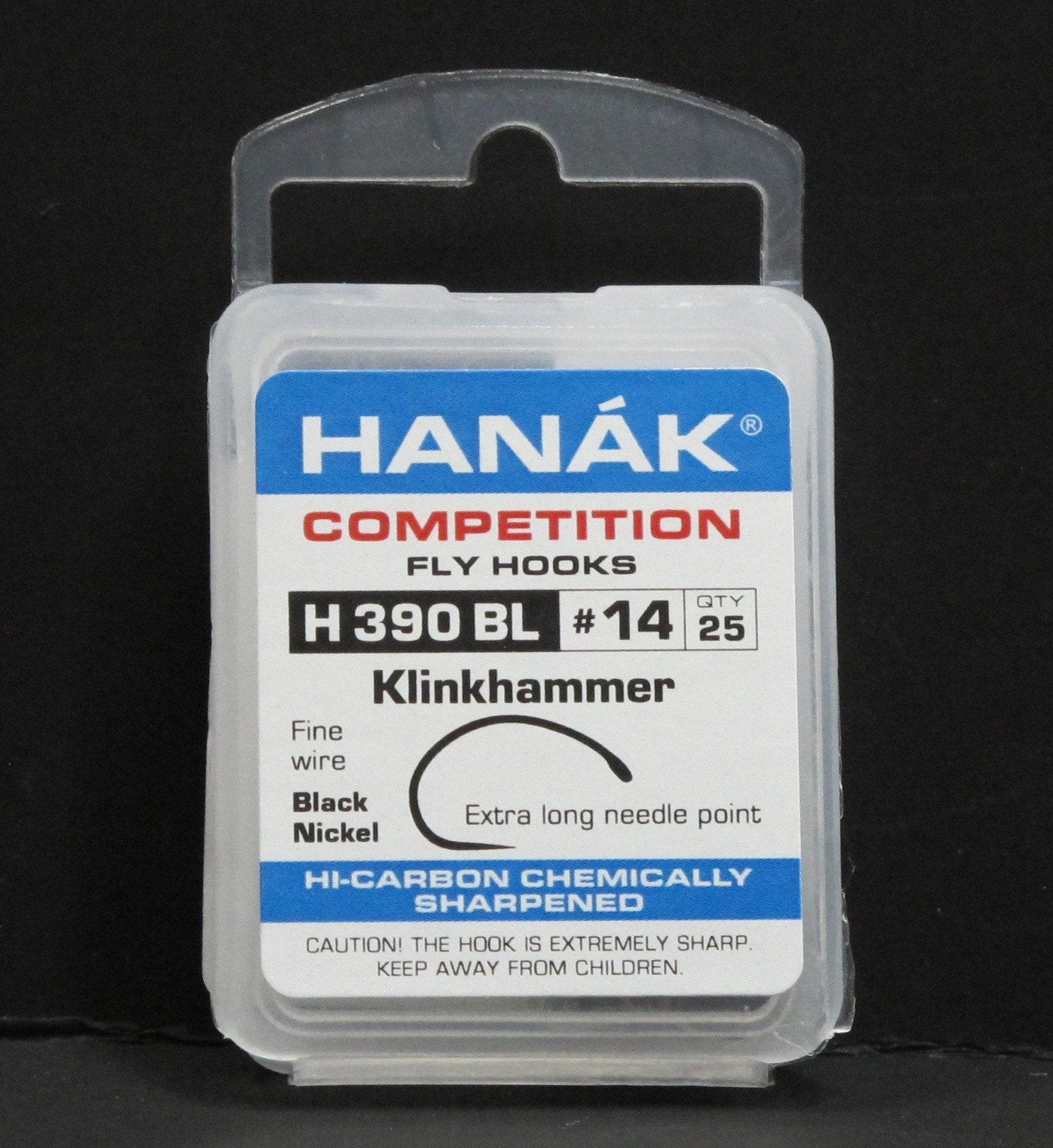 Hanak Hooks Model 390 Klinkhammer 25 Pack Size 14