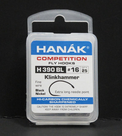 Hanak Hooks Model 390 Klinkhammer 25 Pack Size 16