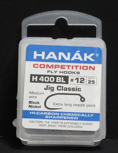 Hanak Hooks Model 400 Jig Hook 25 Pack Size 12