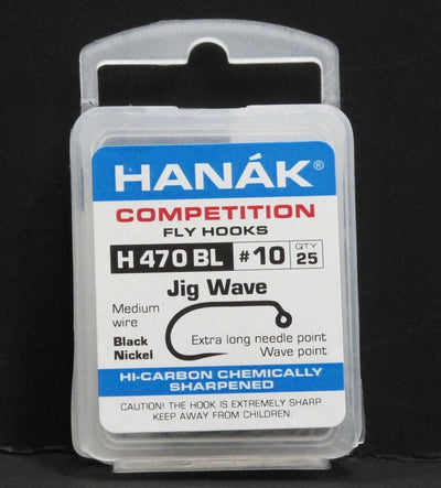 Hanak H 970 BL Streamer Wave Hook, Barbless, Fly Hooks