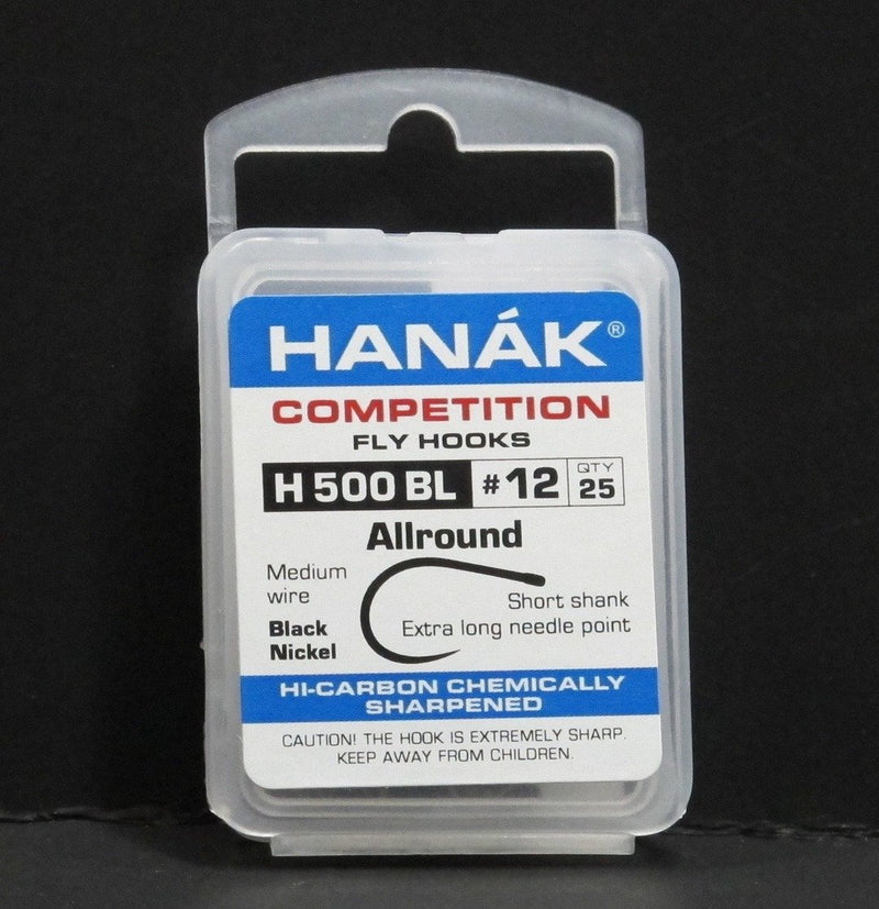 Hanak Hooks Model 500 All Around 25 Pack size 12 H500BL
