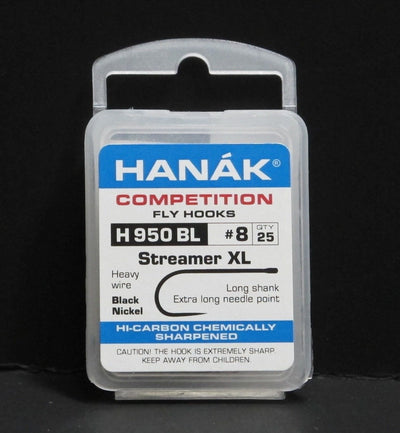 Hanak Hooks Model 950 Streamer XL 25 Pack size 8