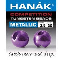 Hanak Metallic+ Slotted Tungsten Beads 20 pack Beads, Eyes, Coneheads