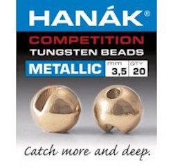 Hanak Metallic+ Slotted Tungsten Beads 20 pack Beads, Eyes, Coneheads