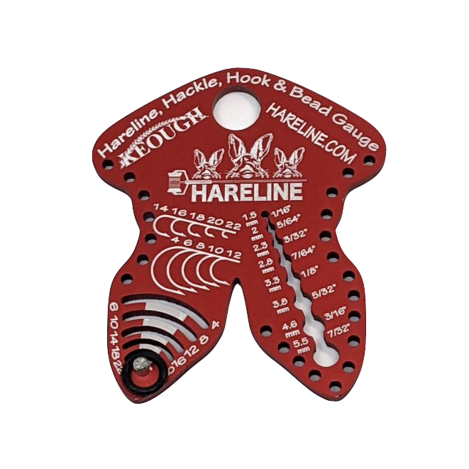 Hareline Anodized Hackle, Hook and Bead Gauge Dakota Angler & Outfitter