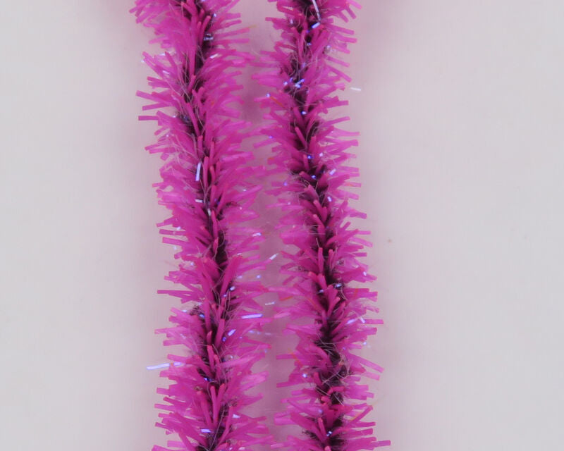 Hareline Badger Flexi Squishenille UV Fl Hot Pink / Large Chenilles, Body Materials
