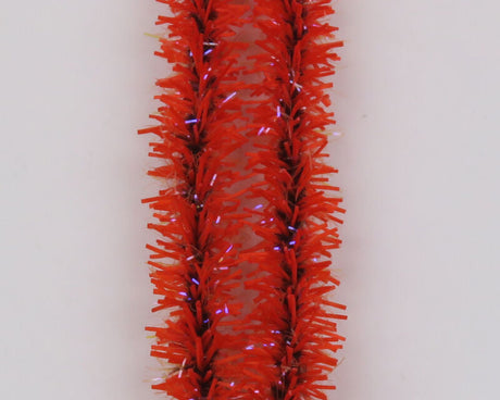 Hareline Badger Flexi Squishenille UV Fl Red / Large Chenilles, Body Materials
