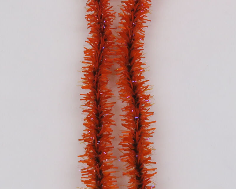 Hareline Badger Flexi Squishenille UV Hot Orange / Large Chenilles, Body Materials