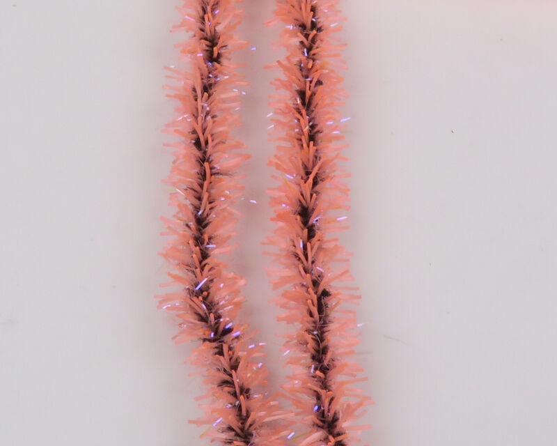 Hareline Badger Flexi Squishenille UV Shrimp Pink / Large Chenilles, Body Materials
