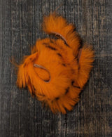 Hareline Black Barred Bunnybou Strips #187 Hot Orange Hair, Fur