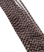 Hareline Boothe's Barred Matrix Fly Fiber Black Copper #1 Flash, Wing Materials
