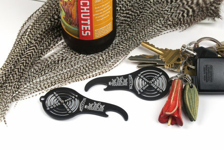 Hareline Bottle Opener Hackle Gauge Key Fly Tying Tool