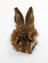 Hareline Bunny Mask Natural #1 Brown Hair, Fur