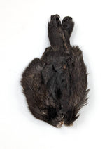 Hareline Bunny Mask Natural #4 Black Hair, Fur