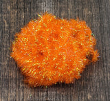 Hareline Cactus Chenille Hot Orange / Large Chenilles, Body Materials