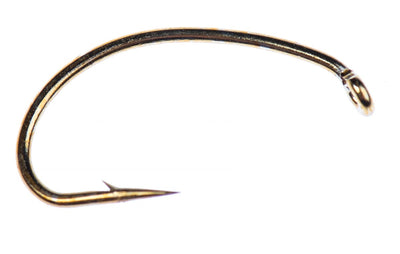 Hareline Core C1130 Shrimp and Caddis Pupa Fine Wire Bronze Hook #8 Hooks