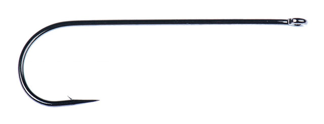 Hareline Core C2461 Long Shank Aberdeen Black Nickel Hook #1 Hooks