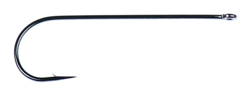 Hareline Core C2461 Long Shank Aberdeen Black Nickel Hook 