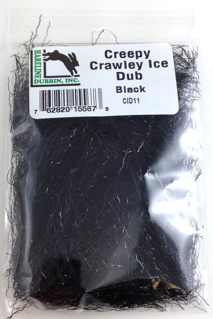 Hareline Creepy Crawley Ice Dub Black