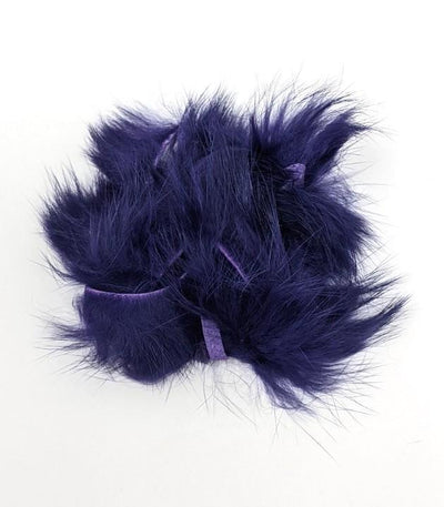 Hareline Crosscut Rabbit Strips Purple Hair, Fur