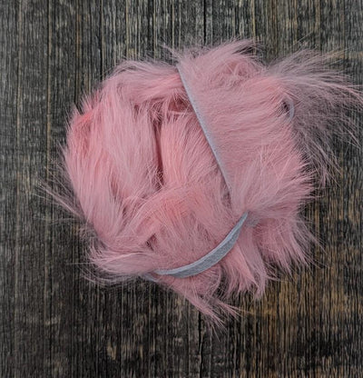 Hareline Crosscut Rabbit Strips Salmon Pink Hair, Fur