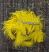 Hareline Crosscut Rabbit Strips Yellow Hair, Fur