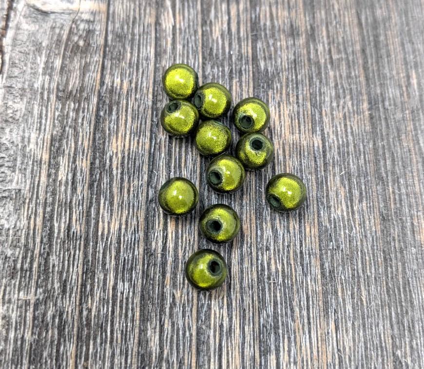 Hareline Dubbin 3D Beads Olive Beads, Eyes, Coneheads