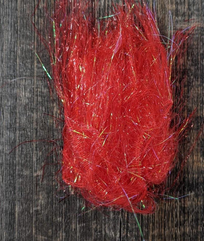 Hareline Dubbin Baitfish Emulator Flash Red #310 Chenilles, Body Materials